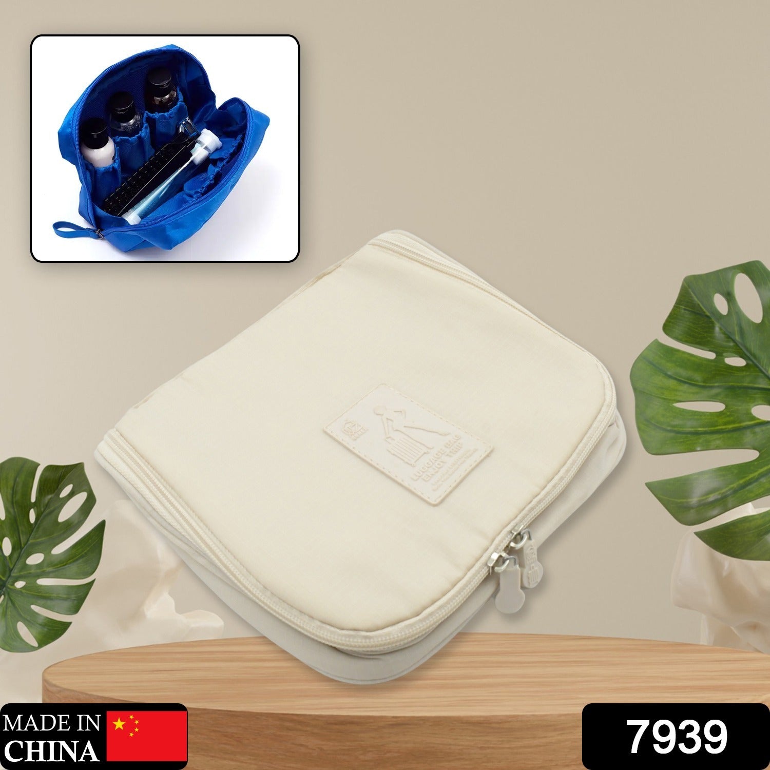 7939 Travel Wash Bag Multi-Functional Waterproof Cosmetic Storage Bag Handheld Foldable Hook Cosmetic Bag with Zipper Closure Handbag Portable Classification Bags (1Pc) 7939 Travel Wash Bag Multi-Functional Waterproof Cosmetic Storage Bag Handheld Foldable Hook Cosmetic Bag with Zipper Closure Handbag Portable Classification Bags (1Pc)